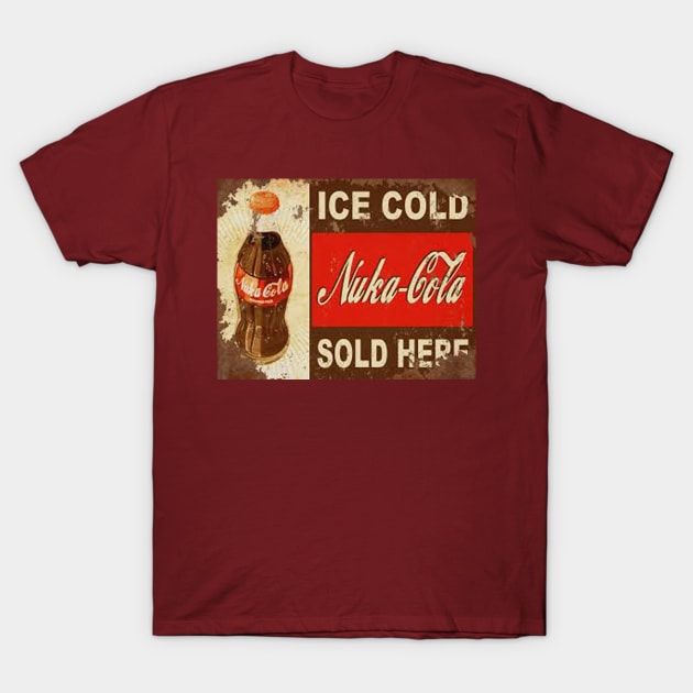 nuka cola here T-Shirt by CosmeticMechanic